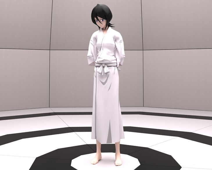 Rukia G9 Prisoner Outfit_DAZ3D下载站