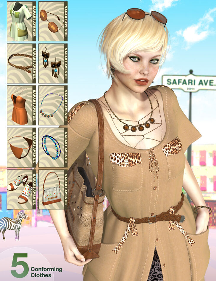 Safari Avenue for V4.2_DAZ3DDL