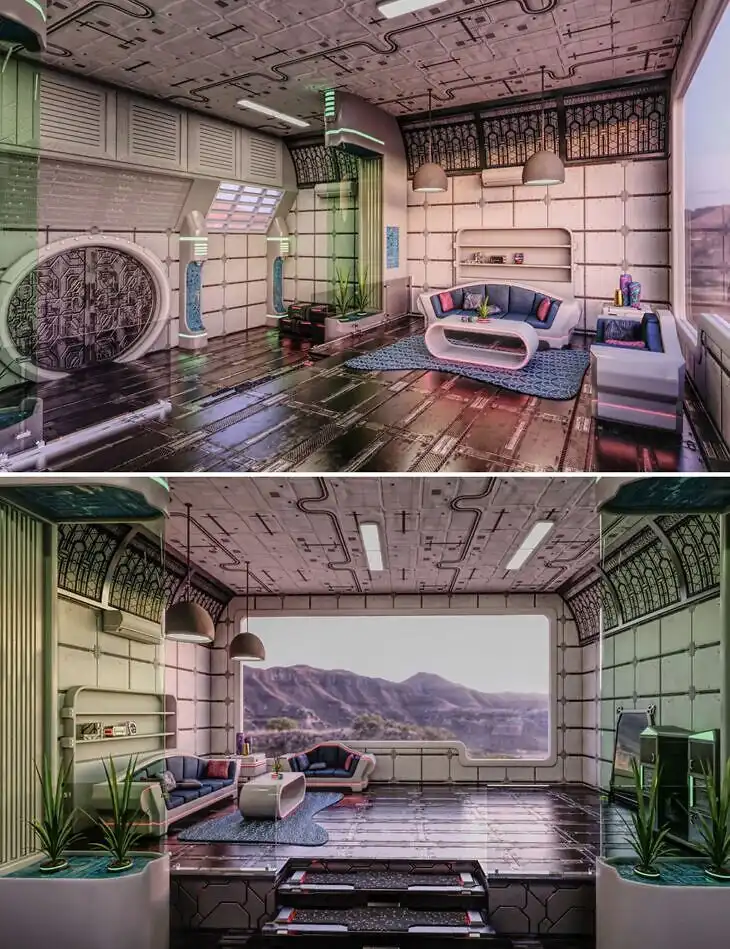 Scifi Living Space_DAZ3DDL