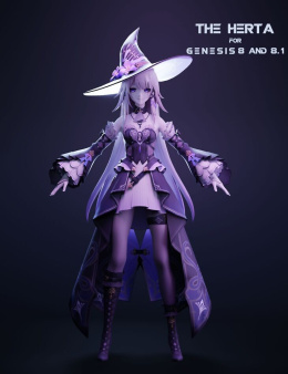 创世纪8和8.1女性的Herta - The Herta For Genesis 8 and 8.1 Female_DAZ3D下载站