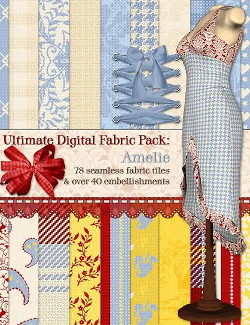 Ultimate Digital Fabric Pack BUNDLE_DAZ3DDL
