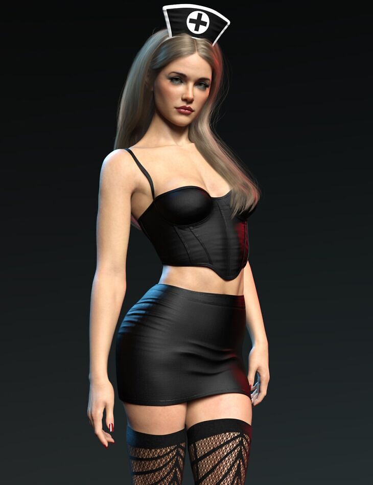 X-Fashion Angel Threads Set for Genesis 9, 8.1 and 8 Female_DAZ3D下载站