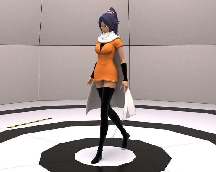Yoruichi Thousand Year Blood War Outfit for G9_DAZ3D下载站