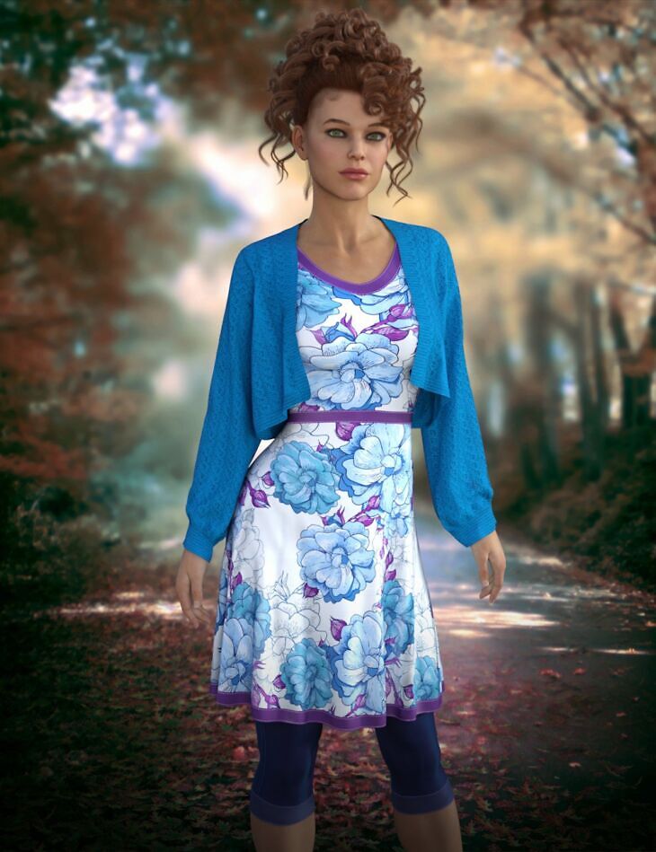dForce Casual Spring for Genesis 9 and 8 Female_DAZ3DDL
