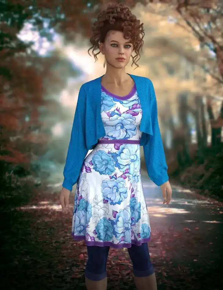 dForce Casual Spring for Genesis 9 and 8 Female_DAZ3DDL