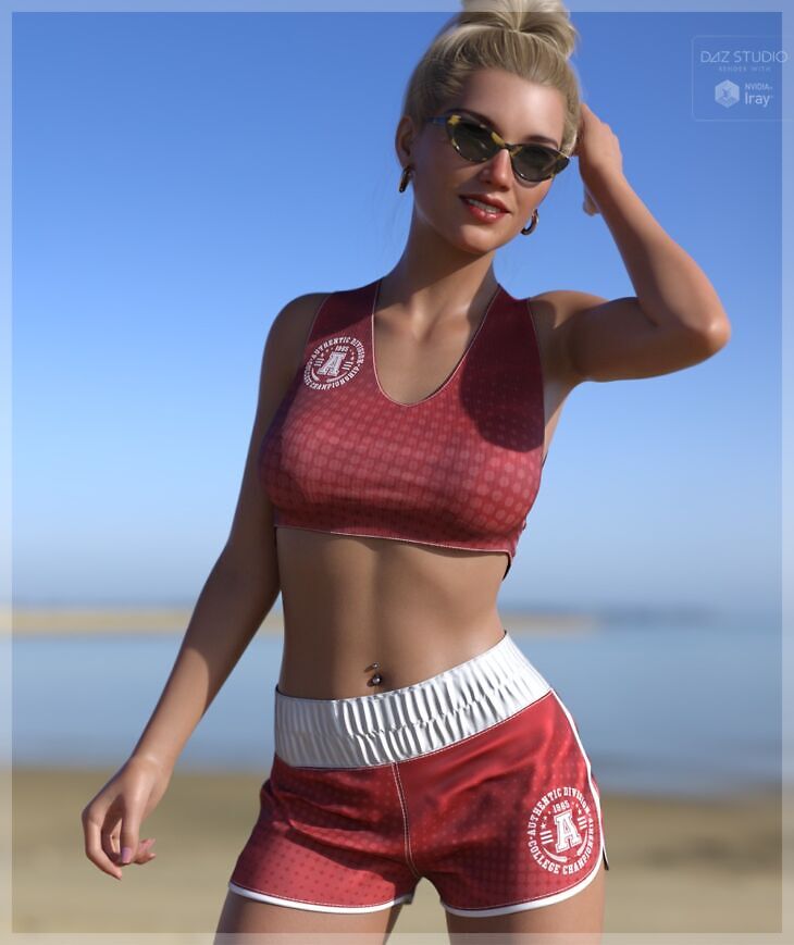 dForce Sporty Spring Tank G8G8.1F_DAZ3D下载站