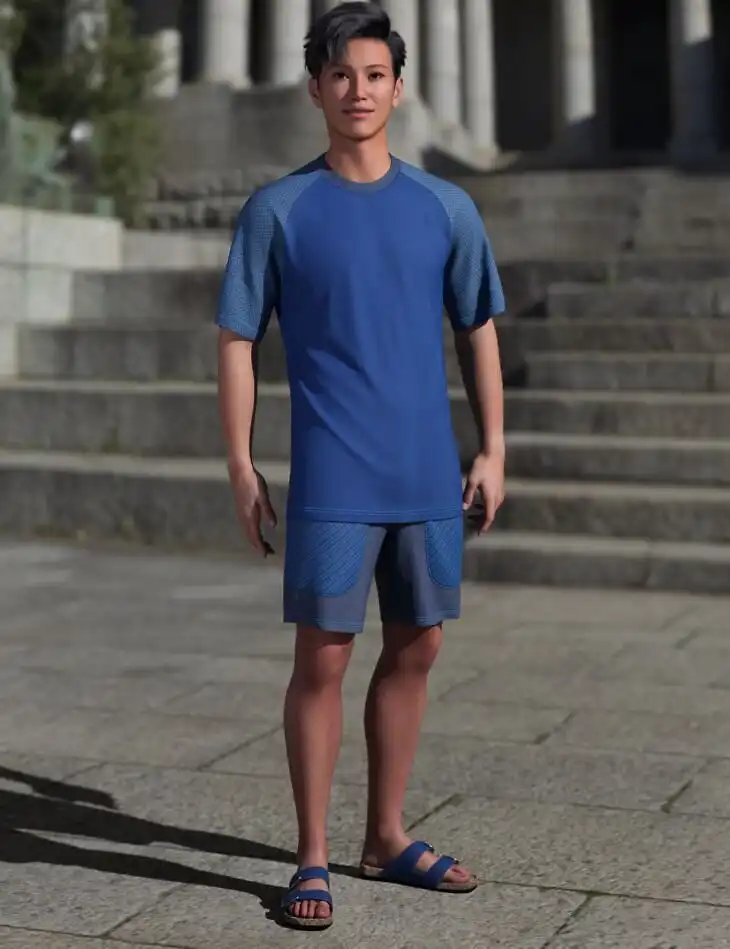 dForce Summer Vibe Outfit for Genesis 9_DAZ3DDL