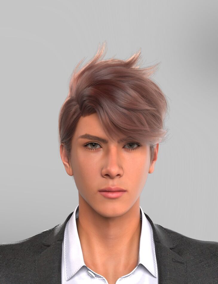 dForce XYZ Wan Hair for Genesis 9_DAZ3DDL