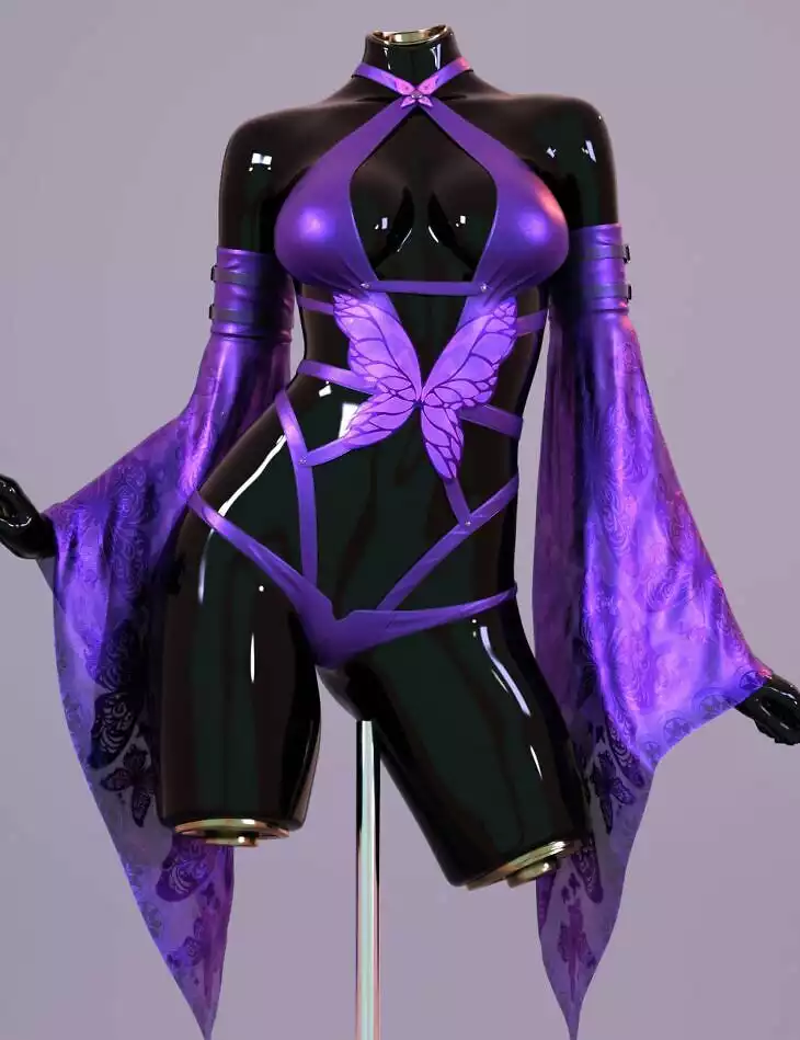 HM Papillon Nocturne Bundle_DAZ3D下载站