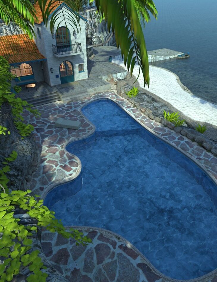 PW Greek Beach House_DAZ3DDL