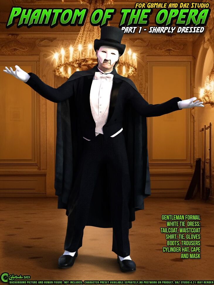 Phantom of the Opera – Sharply Dressed_DAZ3D下载站