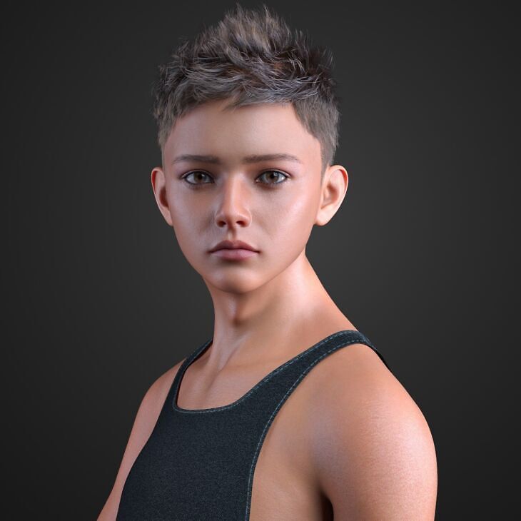 Roman for Genesis 9_DAZ3D下载站