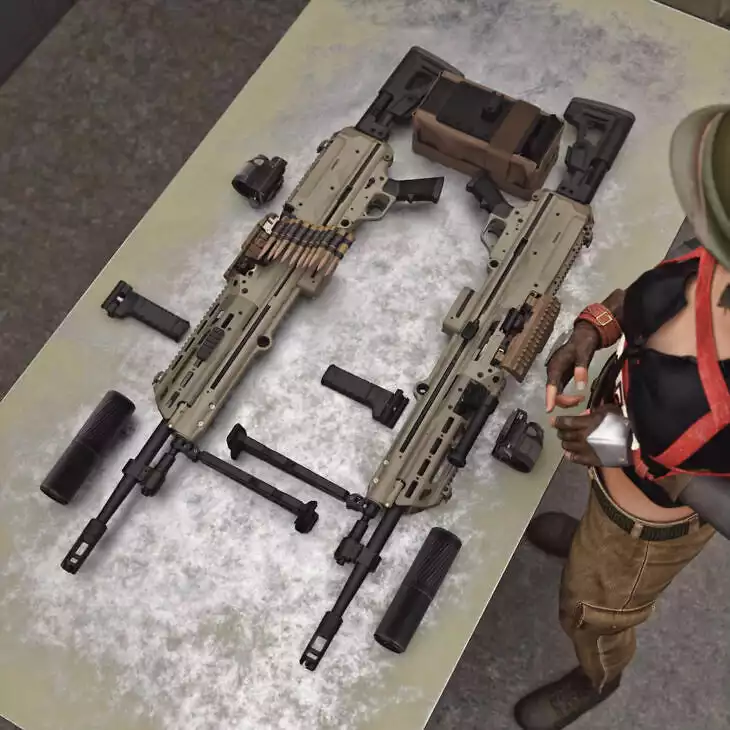Sig Machinegun 6.8 MW for G8F_DAZ3DDL