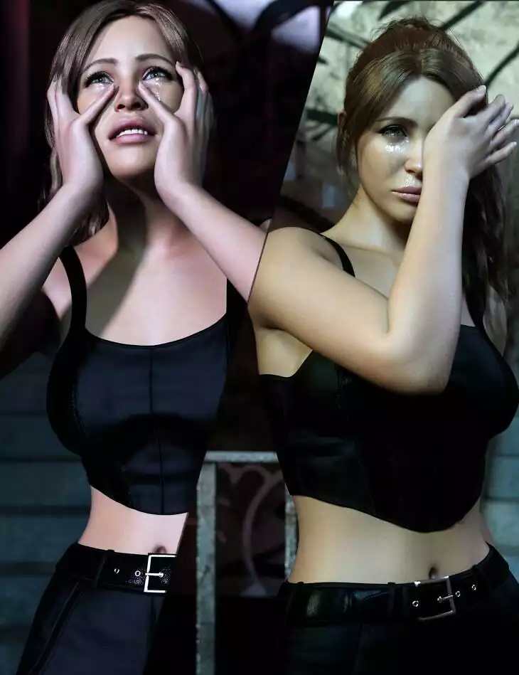 Z Dark Times Pose Mega Set for Genesis 9 and 8 Female_DAZ3DDL